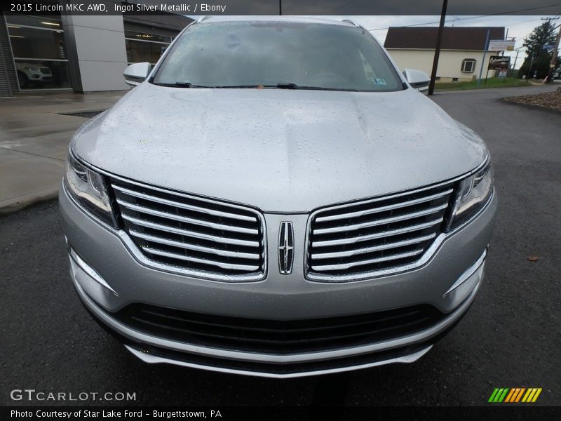 Ingot Silver Metallic / Ebony 2015 Lincoln MKC AWD