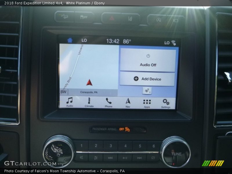 White Platinum / Ebony 2018 Ford Expedition Limited 4x4