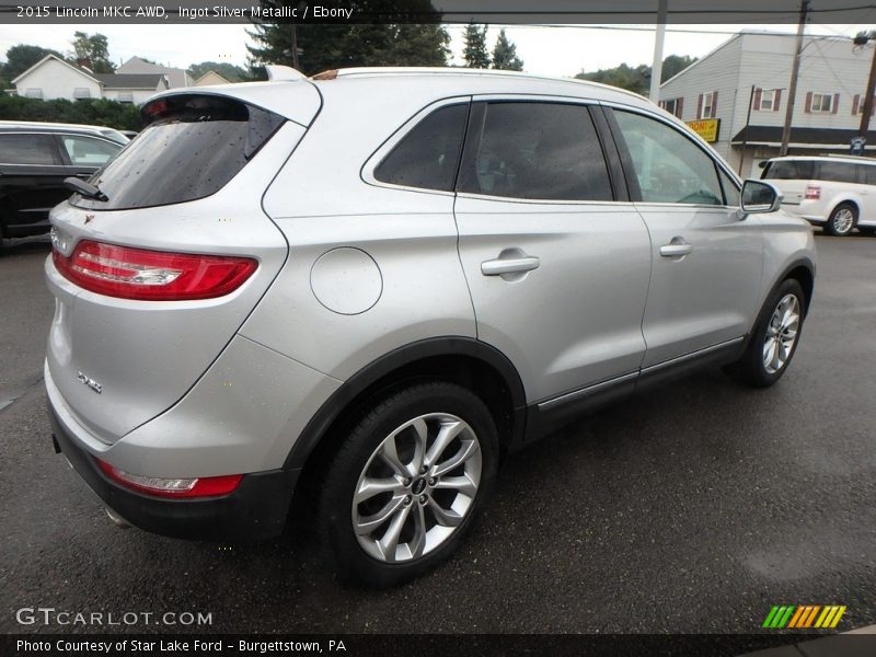 Ingot Silver Metallic / Ebony 2015 Lincoln MKC AWD