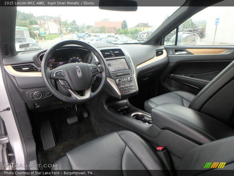 Ingot Silver Metallic / Ebony 2015 Lincoln MKC AWD