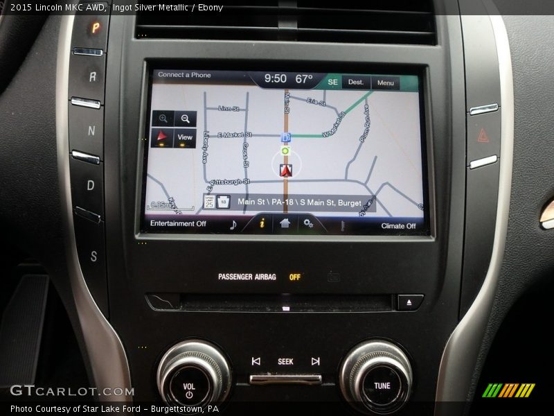 Ingot Silver Metallic / Ebony 2015 Lincoln MKC AWD