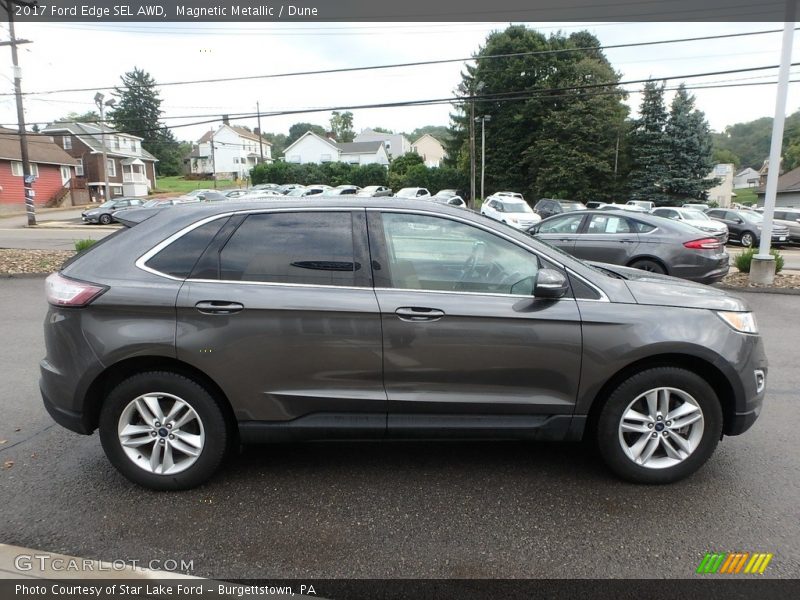 Magnetic Metallic / Dune 2017 Ford Edge SEL AWD