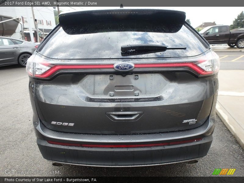 Magnetic Metallic / Dune 2017 Ford Edge SEL AWD