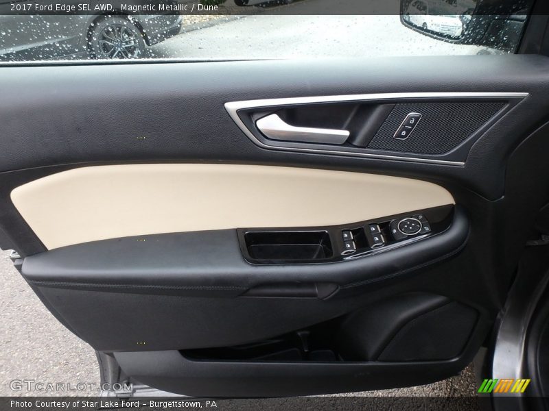 Magnetic Metallic / Dune 2017 Ford Edge SEL AWD