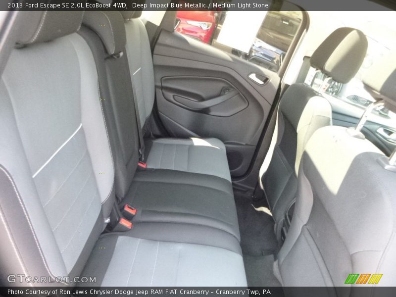 Deep Impact Blue Metallic / Medium Light Stone 2013 Ford Escape SE 2.0L EcoBoost 4WD