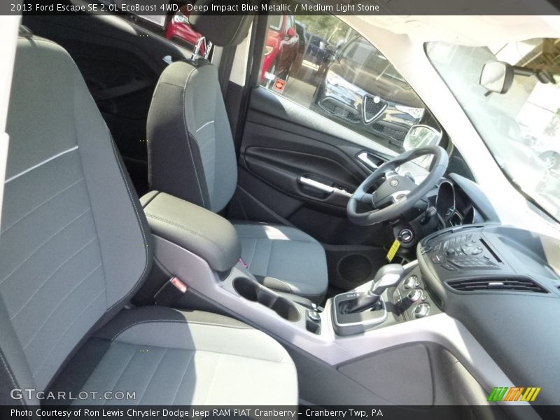 Deep Impact Blue Metallic / Medium Light Stone 2013 Ford Escape SE 2.0L EcoBoost 4WD