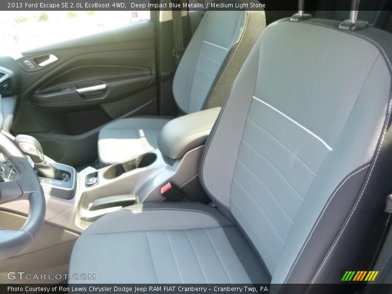 Deep Impact Blue Metallic / Medium Light Stone 2013 Ford Escape SE 2.0L EcoBoost 4WD