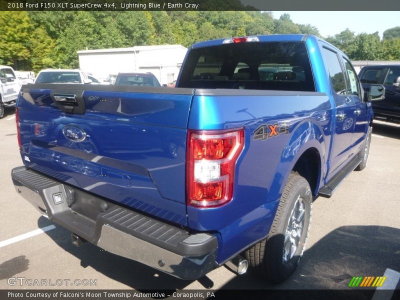 Lightning Blue / Earth Gray 2018 Ford F150 XLT SuperCrew 4x4