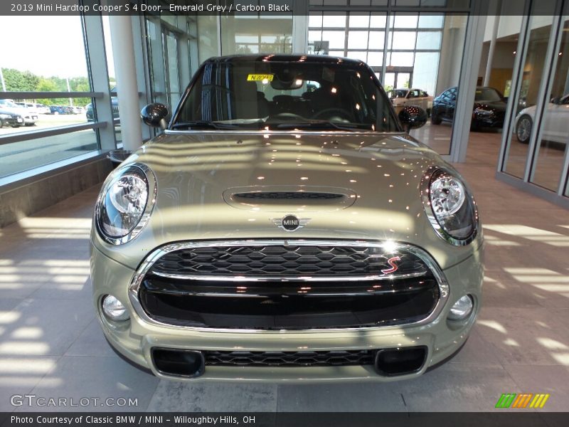 Emerald Grey / Carbon Black 2019 Mini Hardtop Cooper S 4 Door