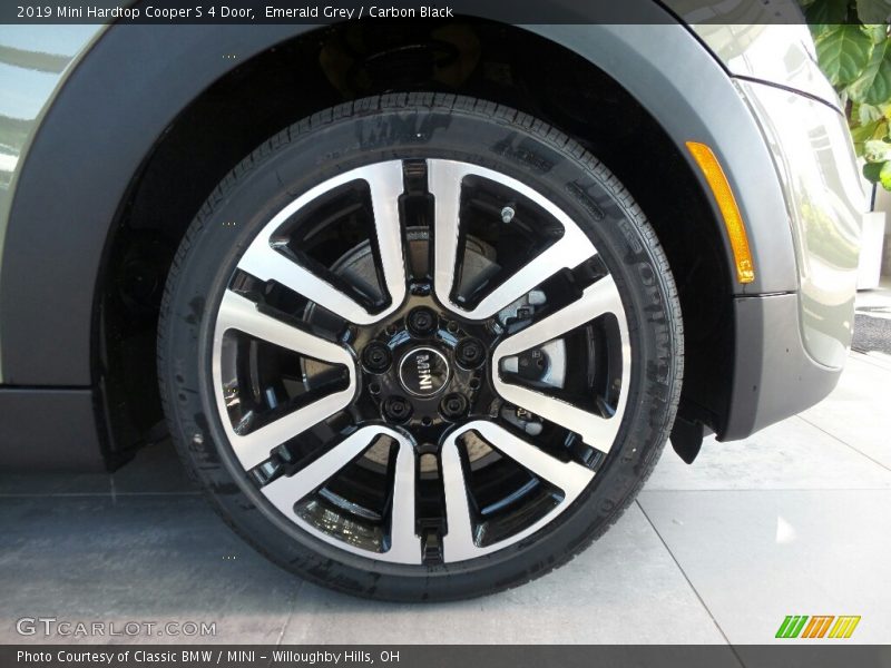 Emerald Grey / Carbon Black 2019 Mini Hardtop Cooper S 4 Door