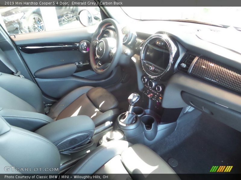 Emerald Grey / Carbon Black 2019 Mini Hardtop Cooper S 4 Door