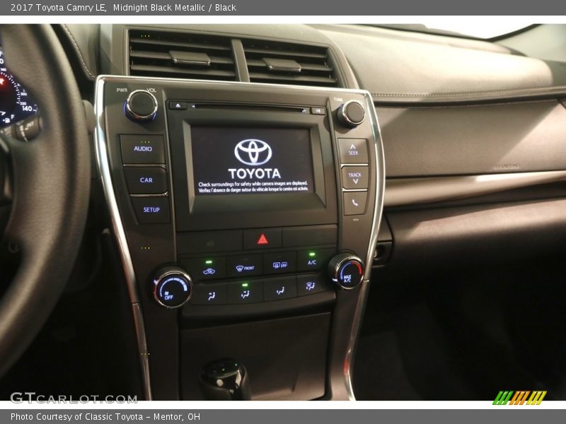 Midnight Black Metallic / Black 2017 Toyota Camry LE