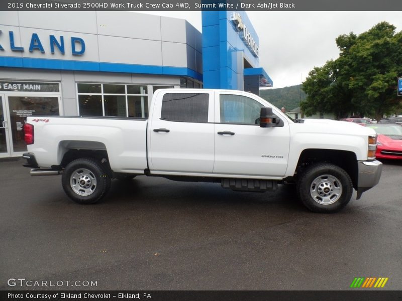 Summit White / Dark Ash/Jet Black 2019 Chevrolet Silverado 2500HD Work Truck Crew Cab 4WD
