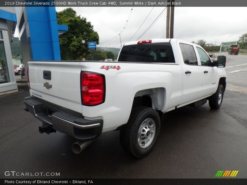 Summit White / Dark Ash/Jet Black 2019 Chevrolet Silverado 2500HD Work Truck Crew Cab 4WD