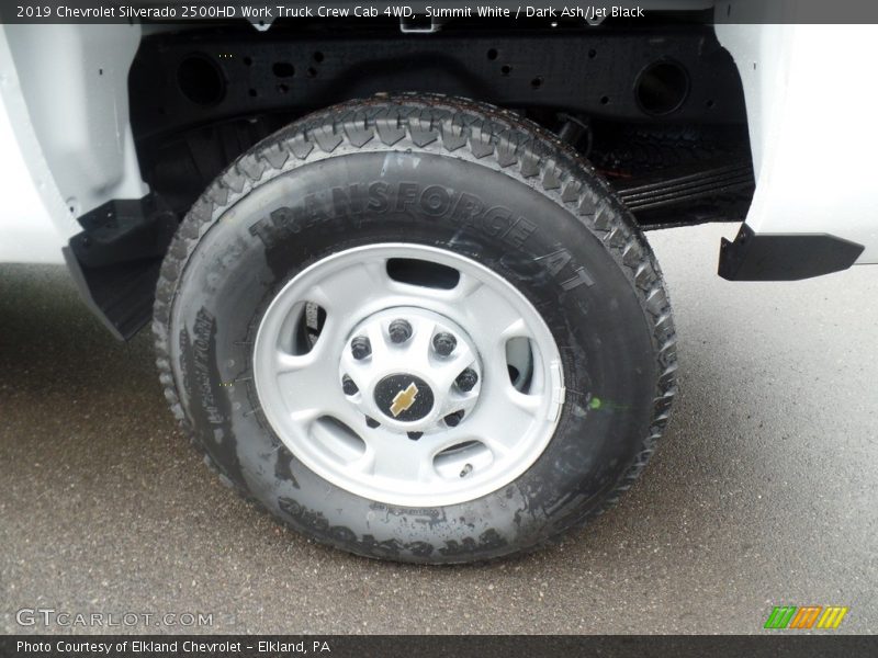 Summit White / Dark Ash/Jet Black 2019 Chevrolet Silverado 2500HD Work Truck Crew Cab 4WD