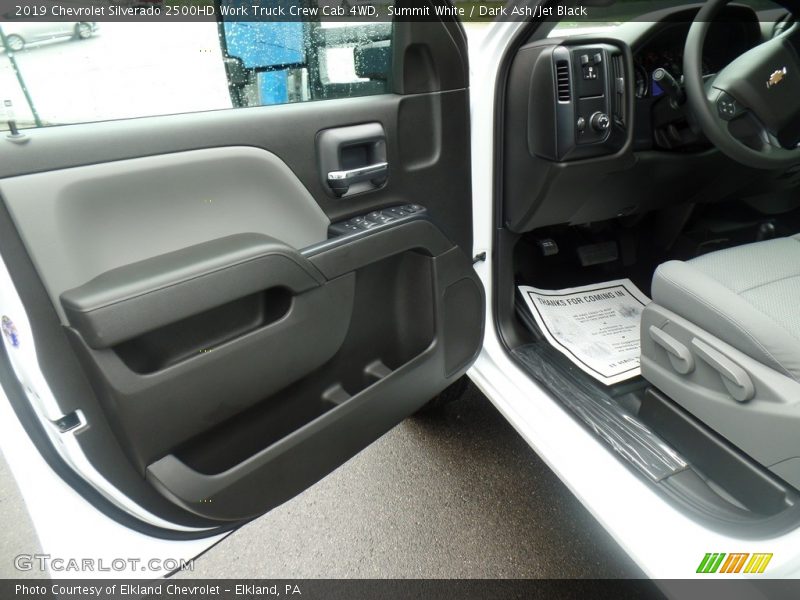 Summit White / Dark Ash/Jet Black 2019 Chevrolet Silverado 2500HD Work Truck Crew Cab 4WD