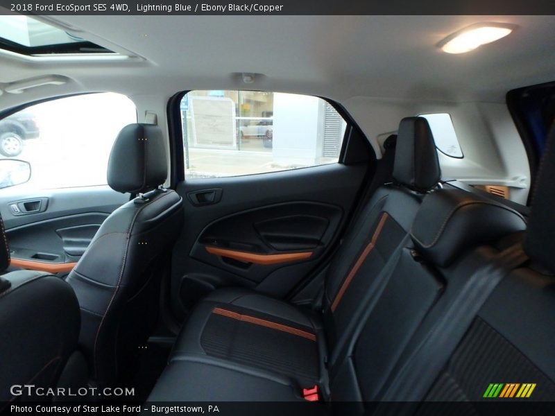 Lightning Blue / Ebony Black/Copper 2018 Ford EcoSport SES 4WD