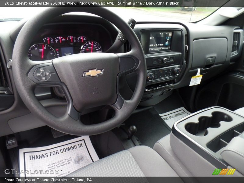 Summit White / Dark Ash/Jet Black 2019 Chevrolet Silverado 2500HD Work Truck Crew Cab 4WD