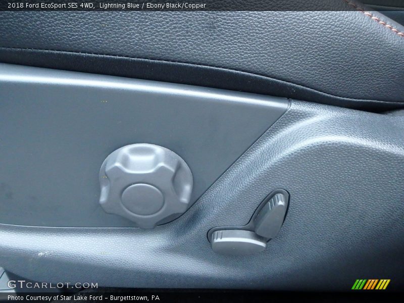 Lightning Blue / Ebony Black/Copper 2018 Ford EcoSport SES 4WD