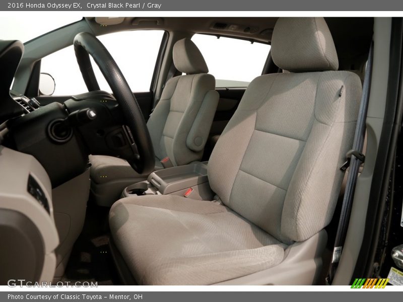 Crystal Black Pearl / Gray 2016 Honda Odyssey EX
