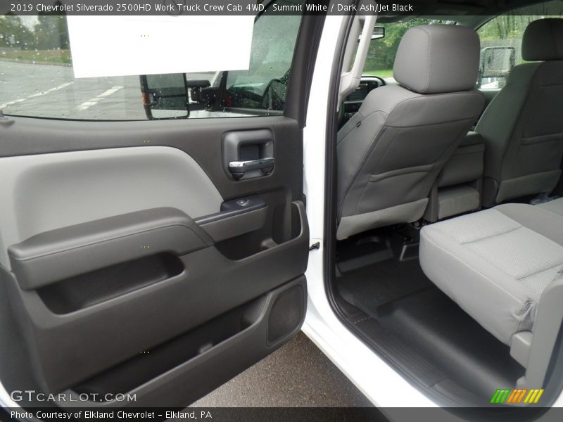 Summit White / Dark Ash/Jet Black 2019 Chevrolet Silverado 2500HD Work Truck Crew Cab 4WD