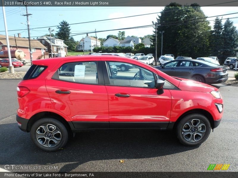 Race Red / Medium Light Stone 2018 Ford EcoSport S 4WD
