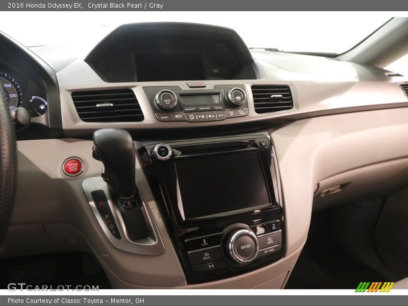 Crystal Black Pearl / Gray 2016 Honda Odyssey EX