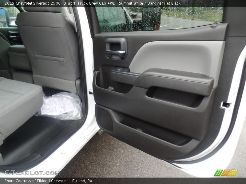 Summit White / Dark Ash/Jet Black 2019 Chevrolet Silverado 2500HD Work Truck Crew Cab 4WD