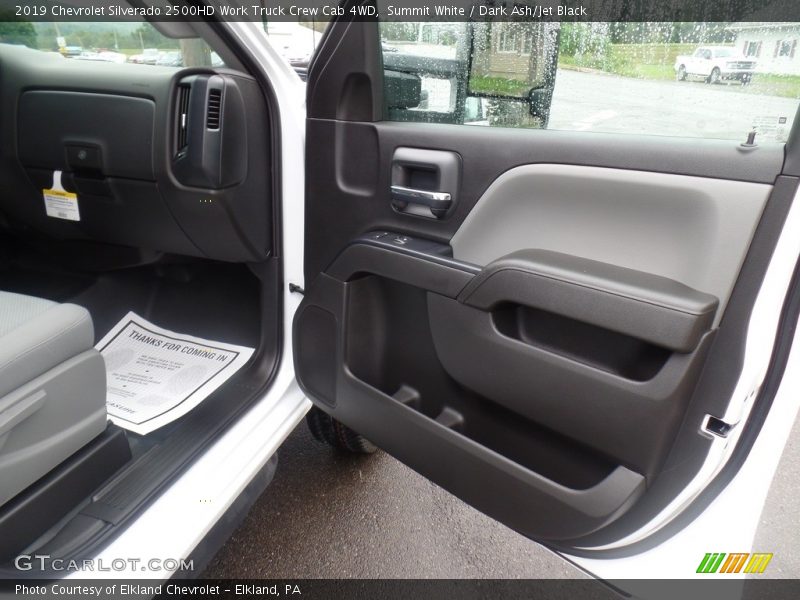 Summit White / Dark Ash/Jet Black 2019 Chevrolet Silverado 2500HD Work Truck Crew Cab 4WD