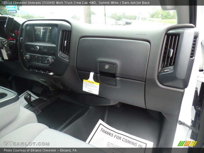 Summit White / Dark Ash/Jet Black 2019 Chevrolet Silverado 2500HD Work Truck Crew Cab 4WD