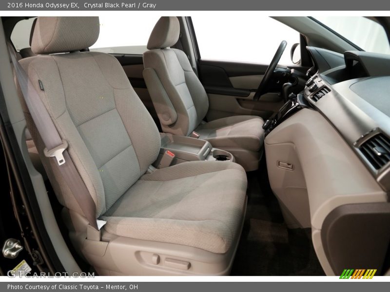 Crystal Black Pearl / Gray 2016 Honda Odyssey EX