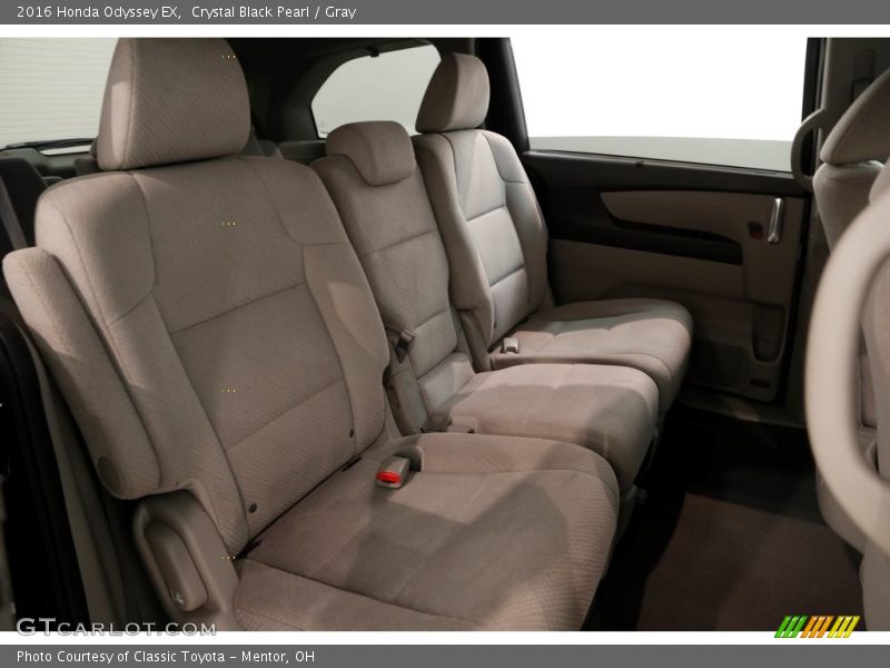 Crystal Black Pearl / Gray 2016 Honda Odyssey EX