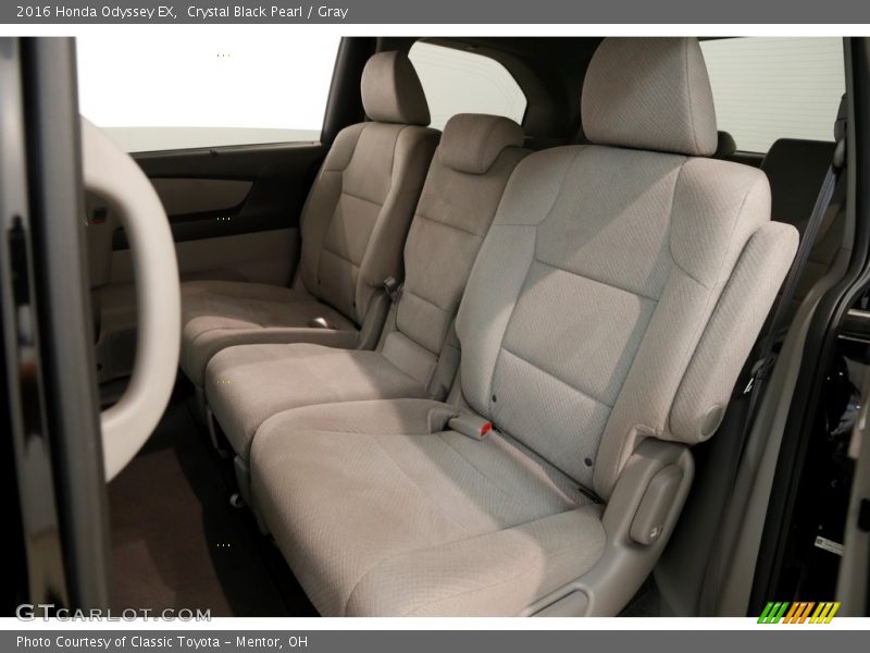 Crystal Black Pearl / Gray 2016 Honda Odyssey EX