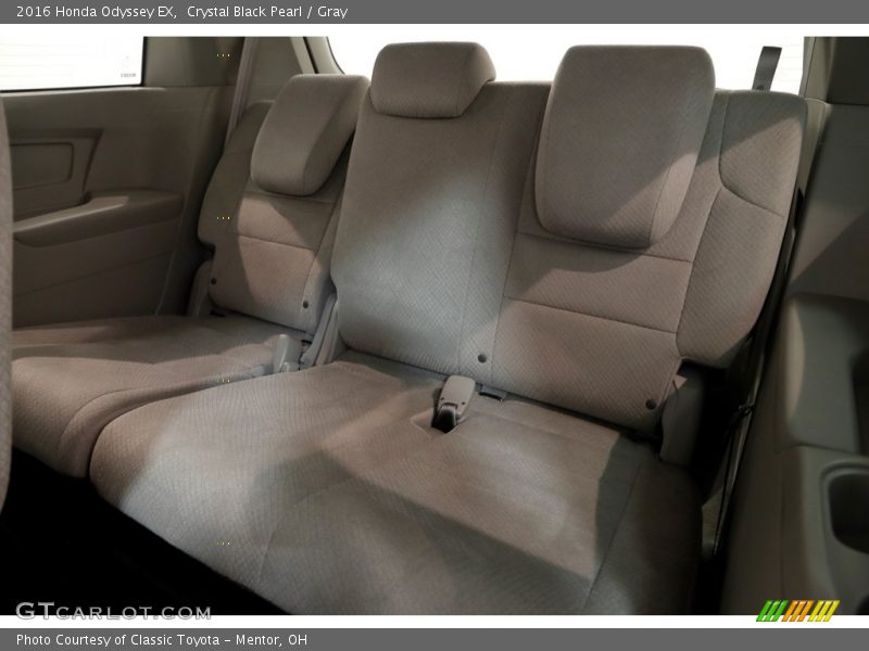 Crystal Black Pearl / Gray 2016 Honda Odyssey EX
