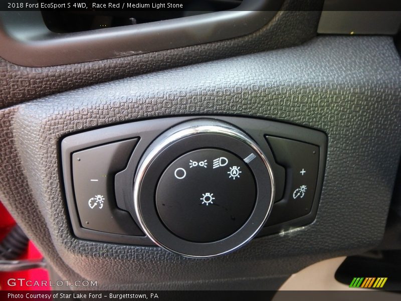 Race Red / Medium Light Stone 2018 Ford EcoSport S 4WD