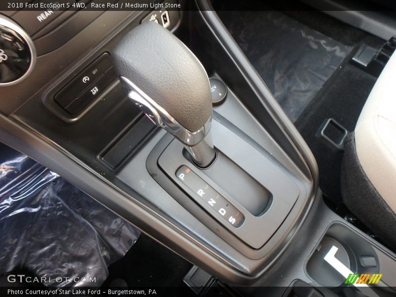 Race Red / Medium Light Stone 2018 Ford EcoSport S 4WD