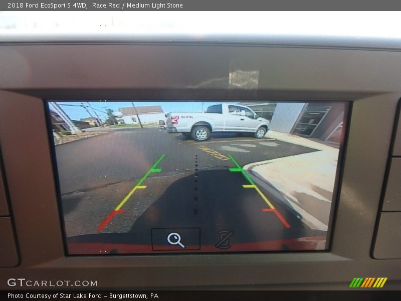 Race Red / Medium Light Stone 2018 Ford EcoSport S 4WD