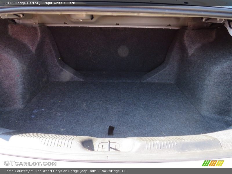 Bright White / Black 2016 Dodge Dart SE