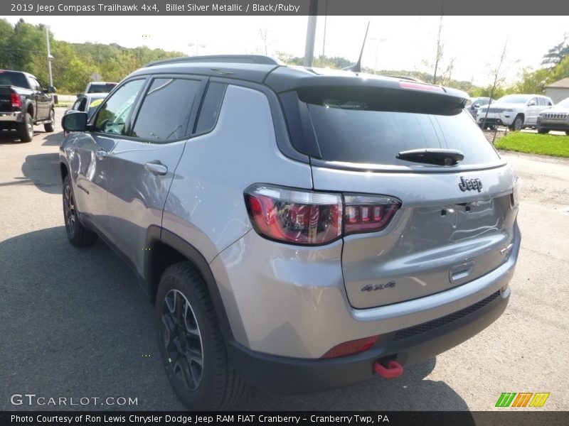 Billet Silver Metallic / Black/Ruby 2019 Jeep Compass Trailhawk 4x4