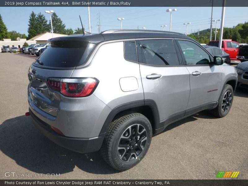 Billet Silver Metallic / Black/Ruby 2019 Jeep Compass Trailhawk 4x4