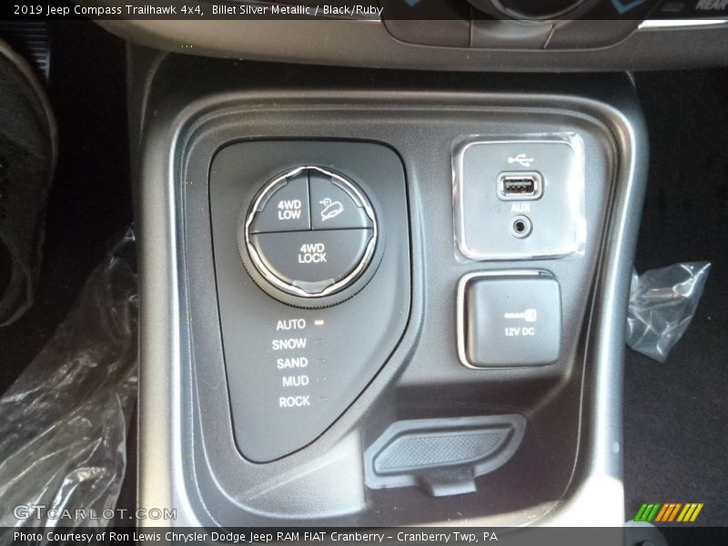 Controls of 2019 Compass Trailhawk 4x4