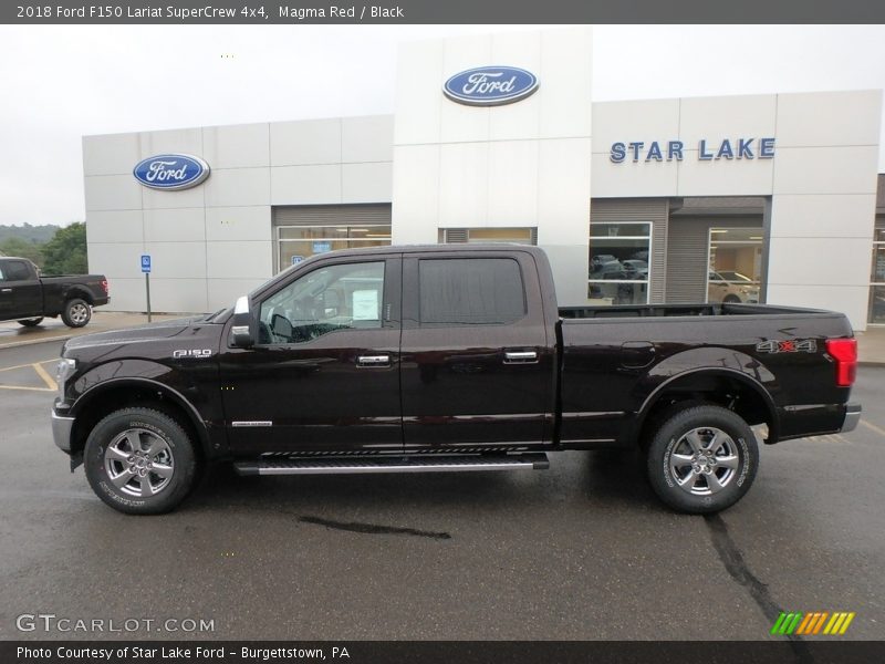 Magma Red / Black 2018 Ford F150 Lariat SuperCrew 4x4