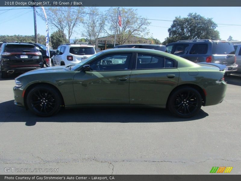 F8 Green / Black 2018 Dodge Charger SXT
