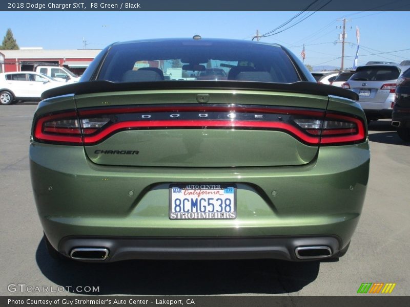 F8 Green / Black 2018 Dodge Charger SXT