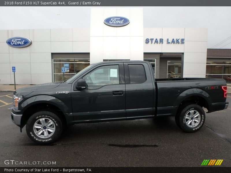 Guard / Earth Gray 2018 Ford F150 XLT SuperCab 4x4