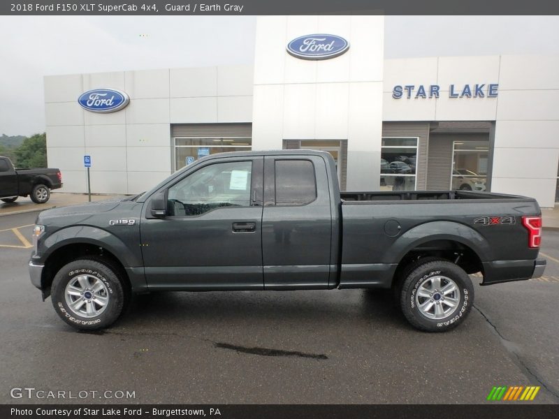 Guard / Earth Gray 2018 Ford F150 XLT SuperCab 4x4