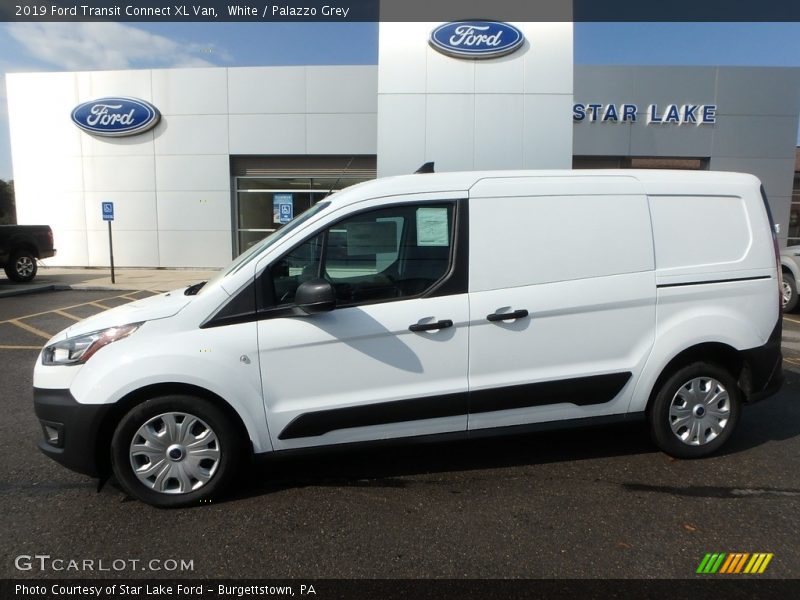 White / Palazzo Grey 2019 Ford Transit Connect XL Van
