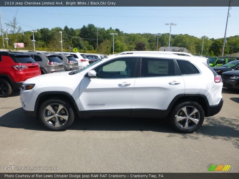 Bright White / Black/Ski Grey 2019 Jeep Cherokee Limited 4x4