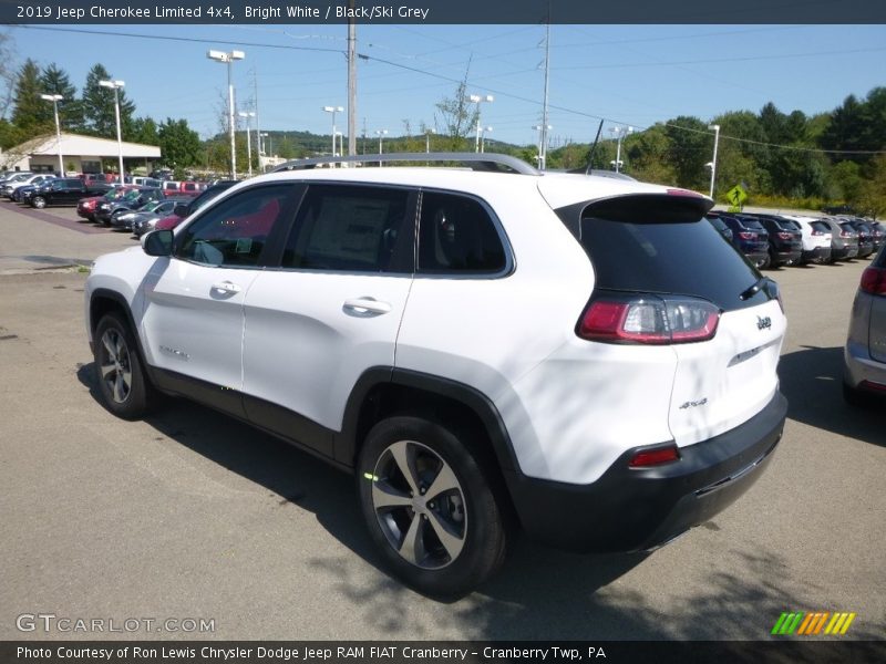 Bright White / Black/Ski Grey 2019 Jeep Cherokee Limited 4x4