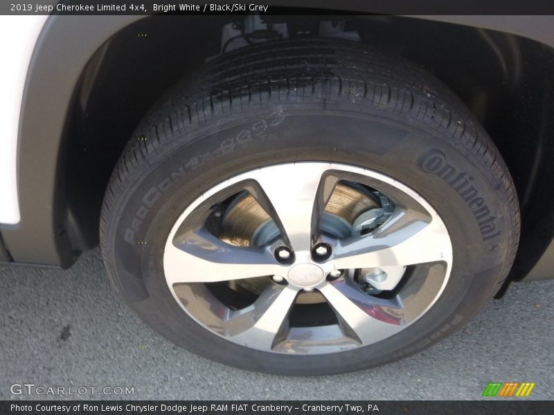 Bright White / Black/Ski Grey 2019 Jeep Cherokee Limited 4x4
